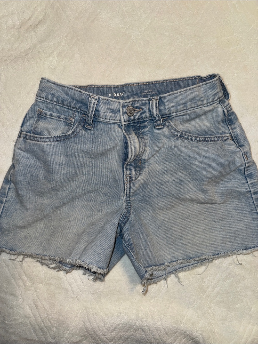 Old Navy Faded Blue Denim Cutoff Shorts